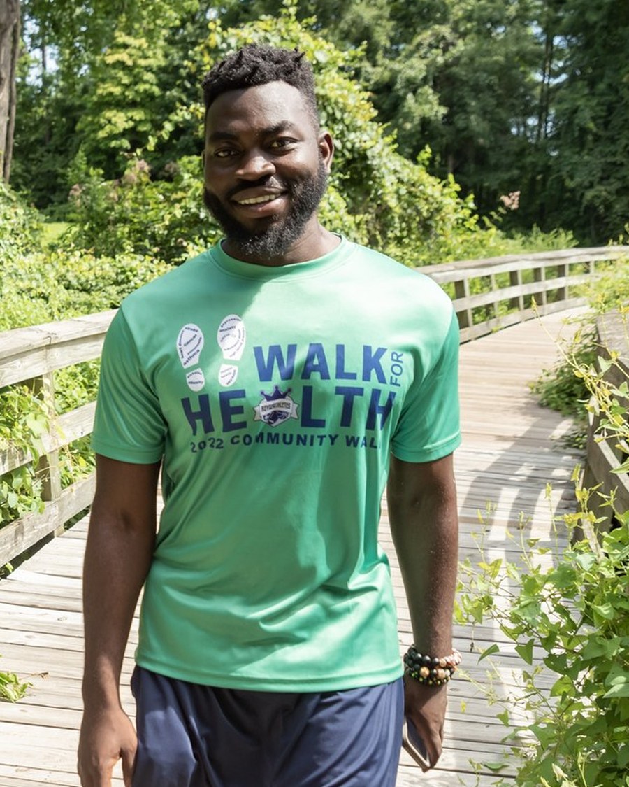 Portrait of Andy Akotia, Director of Programs and Communications